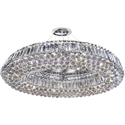 Searchlight Vesuvius 10 Light Chandelier - Modern Chrome Searchlight Vesuvius 10 Light Chandelier - Modern Chrome