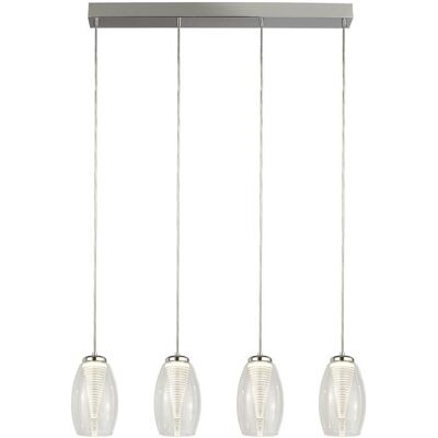 Searchlight Cyclone 4 Light LED Bar Ceiling Pendant - Ceiling Pendant Searchlight Cyclone 4 Light LED Bar Ceiling Pendant - Ceiling Pendant