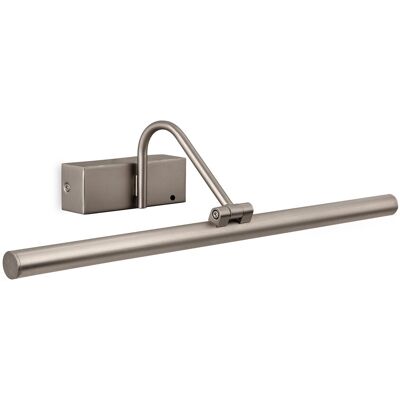 Firstlight Lighting Firstlight Rechargable Picture Light Brushed Steel 2.1w LED 185lm 3000K USB. Push Button Dimmer. Remote Control Firstlight Lighting Firstlight Rechargable Picture Light Brushed Steel 2.1w LED 185lm 3000K USB. Push Button Dimmer. Remote Control