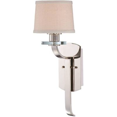 Elstead Quoizel Sutton Place Silver Wall Sconce - Wall Sconce Elstead Quoizel Sutton Place Silver Wall Sconce - Wall Sconce