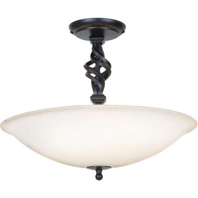 Elstead Lighting Pembroke 3 Light Semi Flush Ceiling Light - Ceiling Light Elstead Lighting Pembroke 3 Light Semi Flush Ceiling Light - Ceiling Light