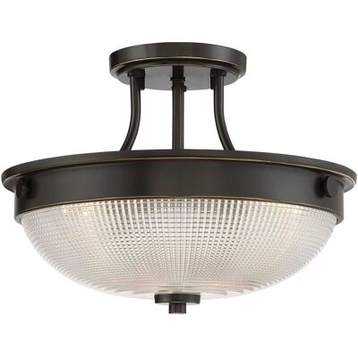 Elstead Lighting Elstead Mantle 2 Light Semi Flush Ceiling Fitting - Palladian Bronze Elstead Lighting Elstead Mantle 2 Light Semi Flush Ceiling Fitting - Palladian Bronze