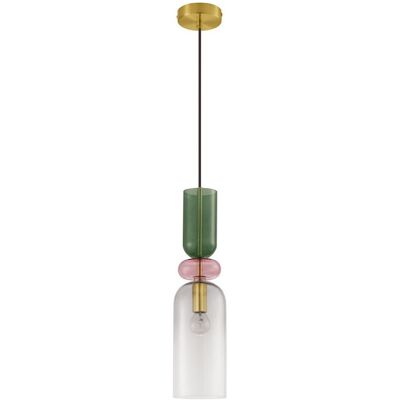NOVA LUCE MURANO Pendant Light Green - 198cm, E14, Handmade NOVA LUCE MURANO Pendant Light Green - 198cm, E14, Handmade
