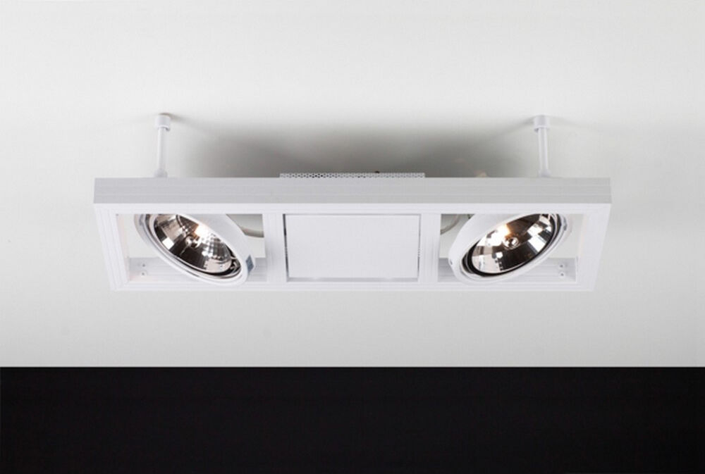 Linea Verdace Lighting Cool 2 Light Commercial Lighting White G53 Bulb