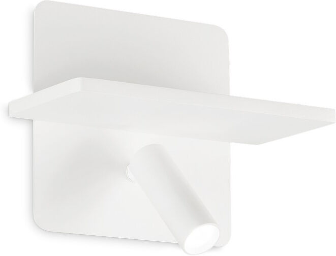 IDEAL LUX LIGHTING PIANO 2 Light LED Reading Light White, In-Built Switch, 3000K, Non-Dim