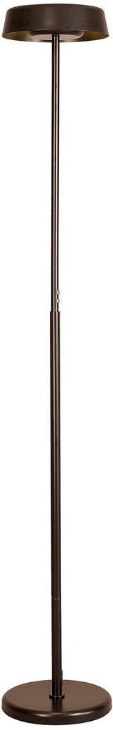 INSPIRED LIGHTING Noa II Floor Lamp 2 Light 15W Down 15W Up LED 3000K, 2800lm, Touch Dimmer, Black, 3yrs Warranty