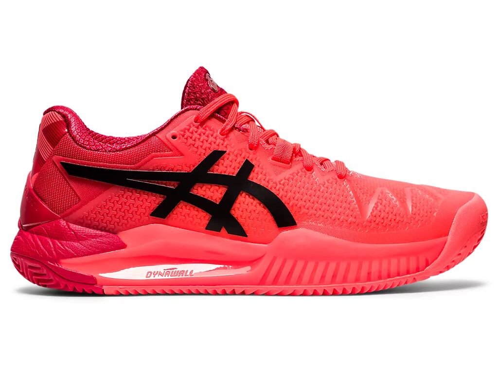 ASICS Gel - Resolution 8 Clay Tokyo Sunrise Red / Eclipse Black FeMale Size 7