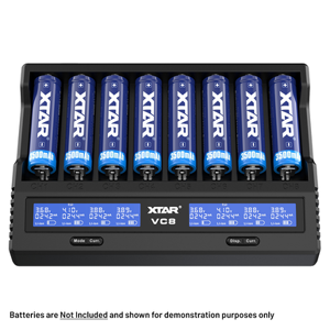 Xtar VC8 Fast USB Battery Charger for Li-ion Batteries