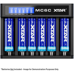 Xtar MC6C USB Battery Charger for Li-ion Batteries