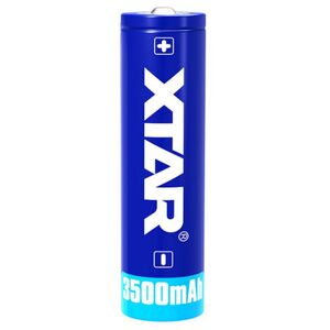 Xtar 18650 3.6V/3.7V LED Flashlight 3500mAh Button-Top Rechargeable Battery