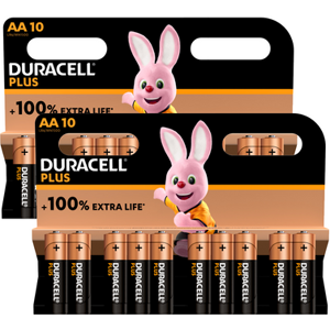 Duracell Plus AA LR6 Batteries Bulk   20 Pack