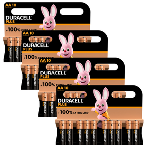 Duracell Plus AA LR6 Batteries Bulk   40 Pack