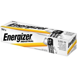 Energizer Industrial 9V PP3 6LR61 Batteries   Box of 12