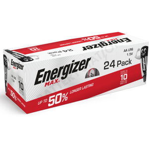 Energizer Max AA LR6 Alkaline Batteries   24 Pack