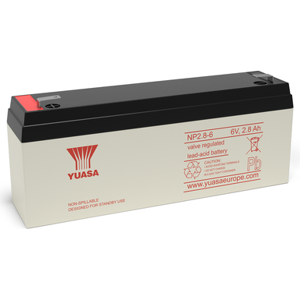 Yuasa NP2.8-6 VRLA Sealed Lead Acid Battery   1 Pack