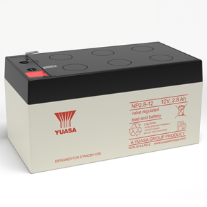 Yuasa NP2.8-12 VRLA Sealed Lead Acid Battery   1 Pack