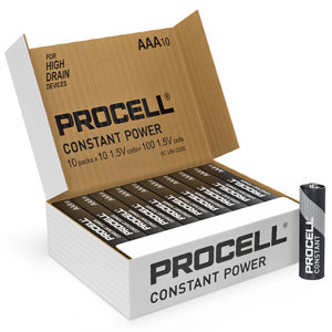 Duracell Procell Constant AAA LR03 PC2400 Batteries   Box of 100