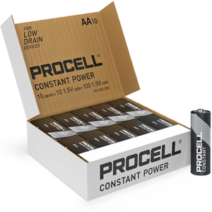 Duracell Procell Constant AA LR6 PC1500 Batteries   Box of 100