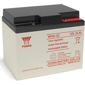 Yuasa NP24-12 VRLA Sealed Lead Acid Battery   1 Pack