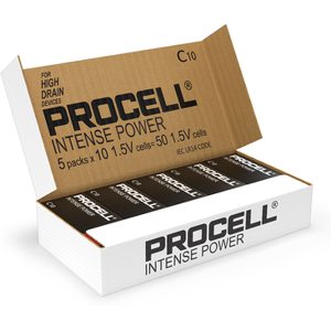 Duracell Procell Intense Power C LR14 PX1400 Batteries   Box of 50