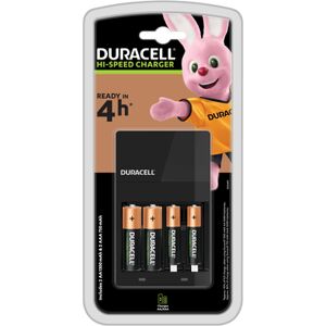 Duracell Hi-Speed Value Battery Charger CEF14 inc Batteries