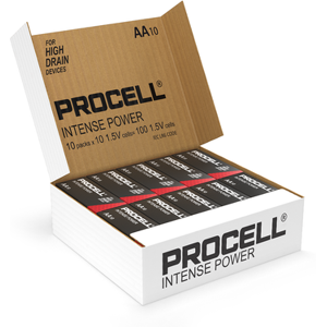 Duracell Procell Intense Power AA LR6 PX1500 Batteries   Box of 100