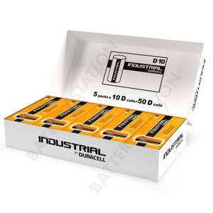 Industrial By Duracell (Procell) D LR20 ID1300 Batteries   Box of 50
