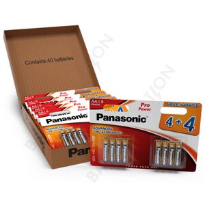 Panasonic Pro Power AA LR6 Batteries   40 Pack