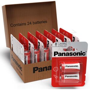 Panasonic Zinc D LR20 Batteries   24 Pack