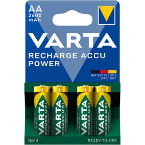 Varta Accu AA HR6 2600mAh Rechargeable Batteries   4 Pack