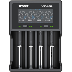 Xtar VC4SL USB Battery Charger for Li-Ion and NiMH Batteries