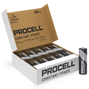 Duracell Procell Constant AA LR6 PC1500 Batteries   Box of 100