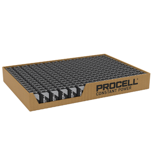 Duracell Procell Constant 9V PP3 6LR61 PC1604 Batteries   Tray of 210