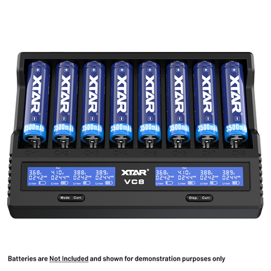 Xtar VC8 Fast USB Battery Charger for Li-ion Batteries