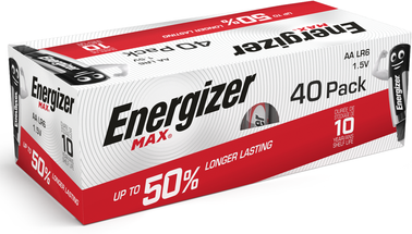 Energizer Max AA LR6 Alkaline Batteries   40 Pack