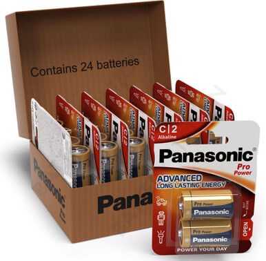 Panasonic Pro Power C LR14 Batteries   24 Pack