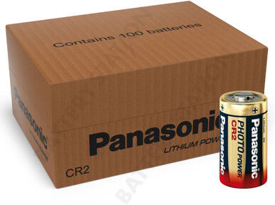 Panasonic CR2 Lithium Photo Battery   100 Pack