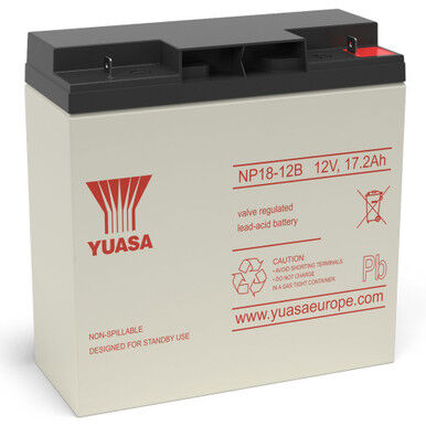 Yuasa NP18-12B VRLA Sealed Lead Acid Battery   1 Pack