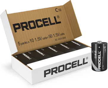 Duracell Procell C LR14 PC1400 Batteries   Box of 50