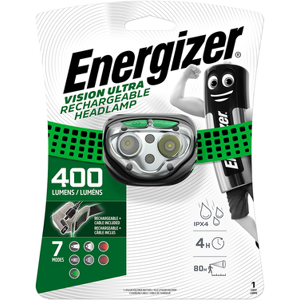 Energizer Vision Ultra HD Rechargeable Headlight   400 Lumens