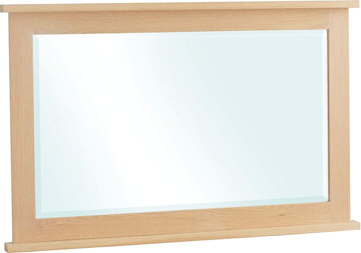 Harrow Oak Wide Wall Mirror   Fully Assembled Harrow Oak Wide Wall Mirror   Fully Assembled