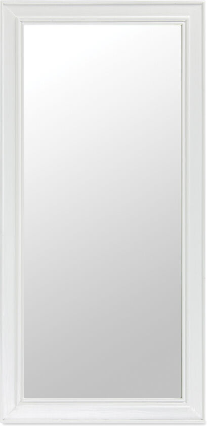 Nome White Wall Hanging Mirror   Fully Assembled