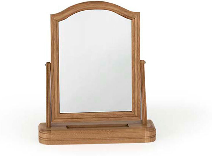 Salvador Oak Vanity Mirror   Fully Assembled Salvador Oak Vanity Mirror   Fully Assembled