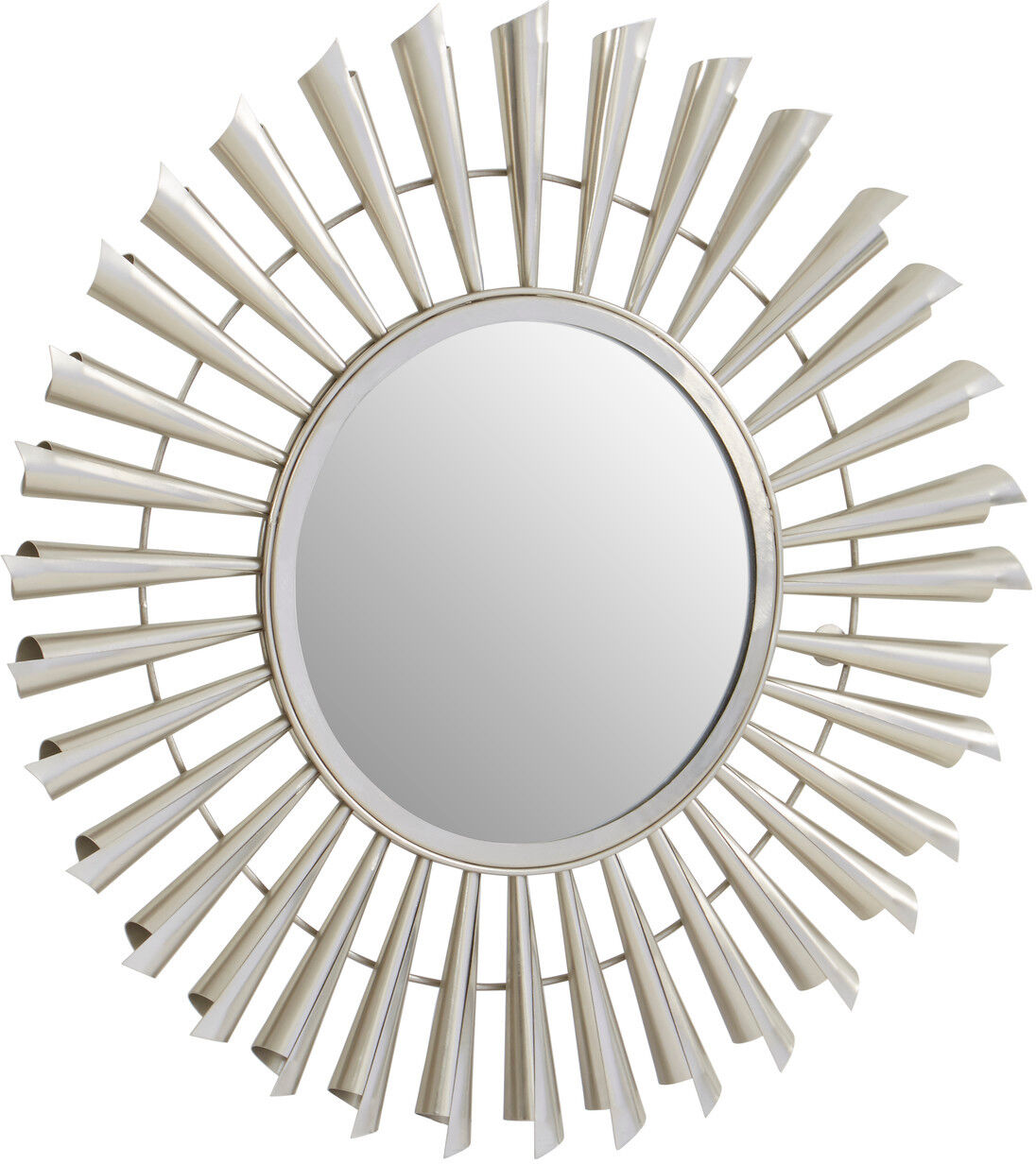 Sidari Wall Mirror   Nickel Sidari Wall Mirror   Nickel