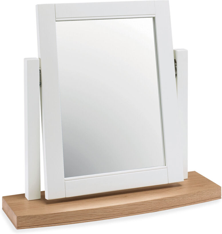 Grenada Two Tone Vanity Mirror   Ivory   Oak Grenada Two Tone Vanity Mirror   Ivory   Oak