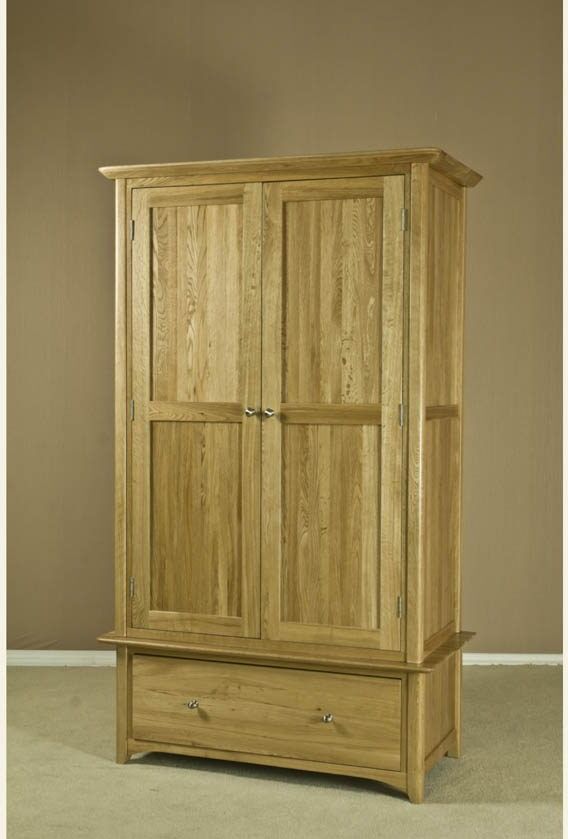 Wellington Oak Double Wardrobe