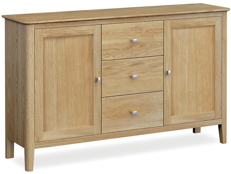 Denby Oak Denby Large Oak Sideboard   Fully Assembled Denby Oak Denby Large Oak Sideboard   Fully Assembled