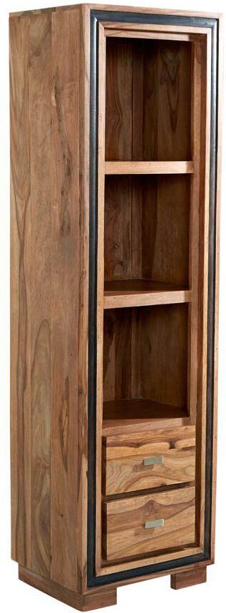 Jodphur Sheesham Slim Bookcase   Fully Assembled