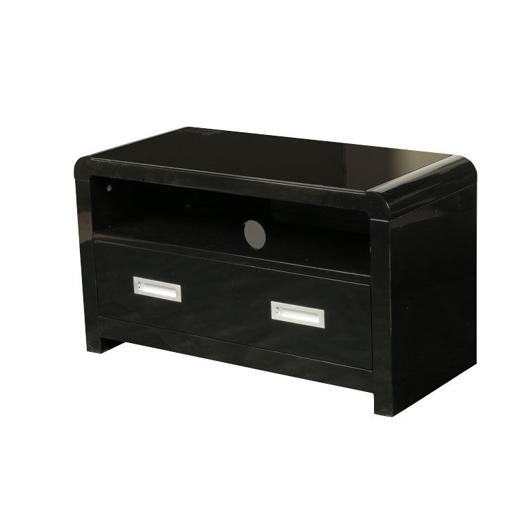 Trend Furniture Trend High Gloss Black TV Unit   Fully Assembled