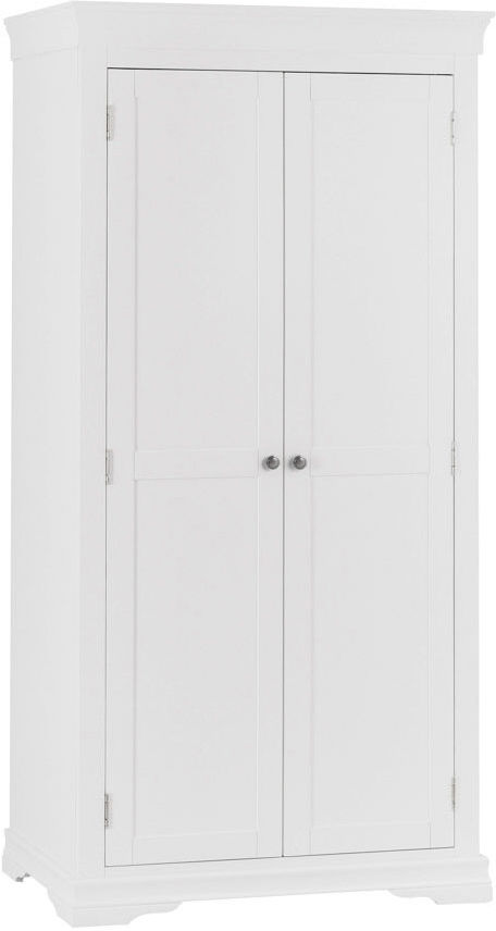 Kirkstone White 2 Door Full Hanging Wardrobe